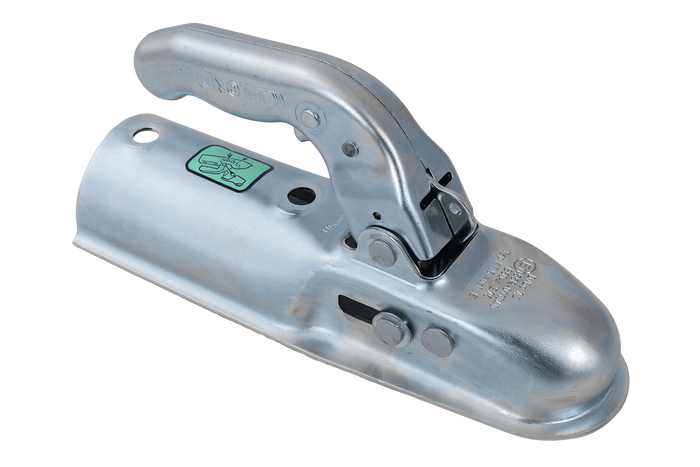 KNOTT K7.5-E ball hitch for 750kg trailer with 70mm tubular drawbar