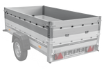 BIS aluminum sides for the UNITRAILER GARDEN 230 KIPP ALU trailer