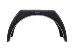 Trailer fender 15-17.5" DOMAR DK3112 flat wheel arch 950/280mm with white trim
