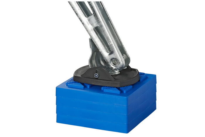 Set of four ProPlus trailer stabilizing corner support pads 361538