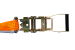 Set of four UNITRAILER 12m/50mm/5t orange transport belts with tensioner
