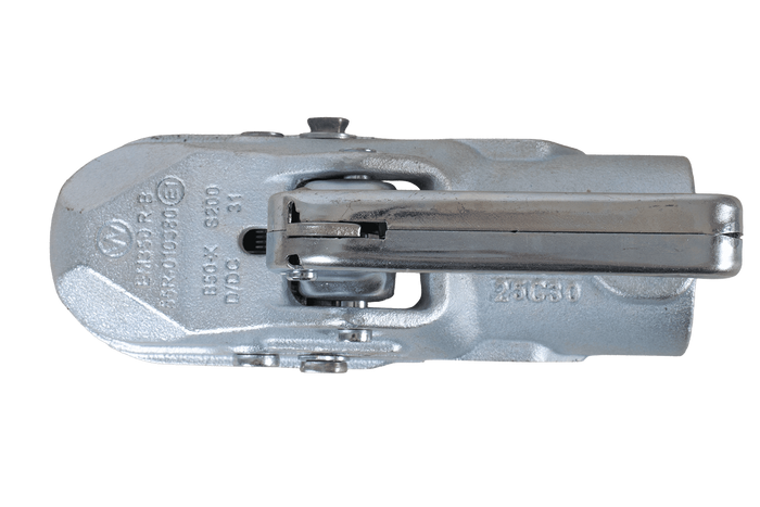 WINTERHOFF WW 350-RB-K1212 ball hitch for a 3500kg trailer with a 50mm cast iron pipe drawbar