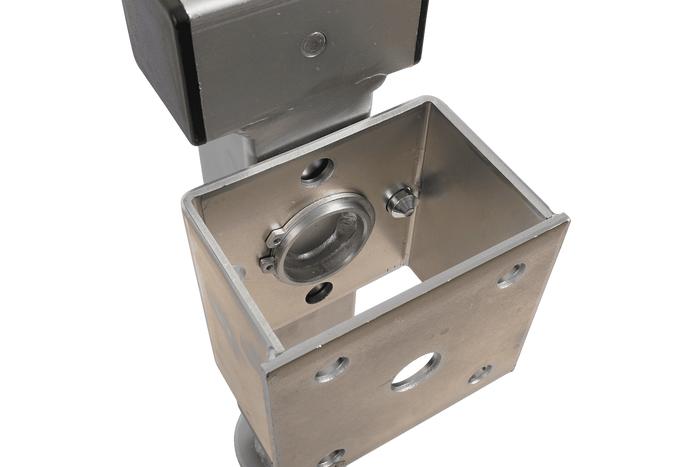 UNITRAILER JL2 extendable crank support for 1300kg flatbed trailer 410-645mm