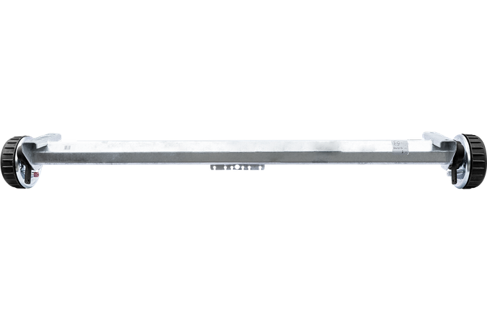 AL-KO COMPACT braked axle for trailer/carriage 1500kg 1900mm 2350mm 5X112