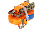 Set of four UNITRAILER 10m/25mm/1t orange transport belts with tensioner