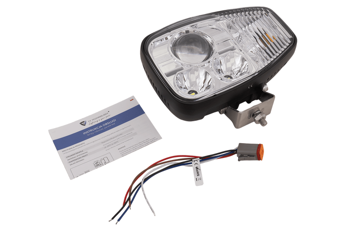 TT Technology TT.16610-L LED front lamp 3 functions 21xLED 4450lm left for JCB/Cat/Manitou/Volvo/Terex