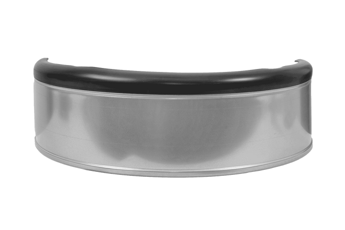 Trailer fender 13-15" DOMAR DK7110 wheel arch 820/240mm metal with rubber edge