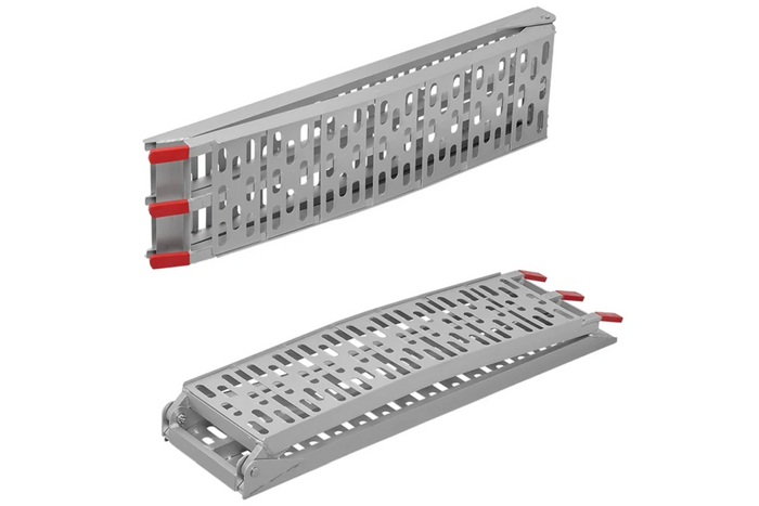 ProPlus 390096 foldable ramps aluminum ramps for trailers 220cm 680kg set of 2
