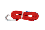Set of four UNITRAILER 4m/50mm/5t red transport belts with tensioner