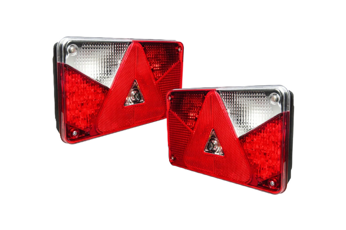Lampy tylne ASPÖCK MULTIPOINT V LED bajonet 8PIN 7 funkcji lewa+prawa