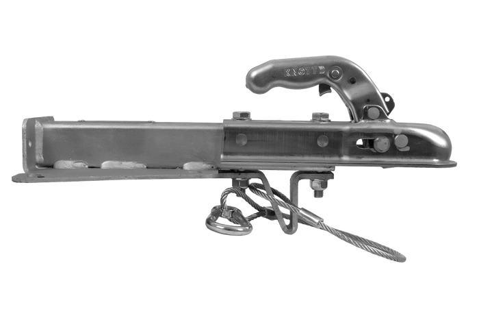 KNOTT KQ14-A+KZE7.5 ball hitch for a 750kg trailer with a V-type drawbar