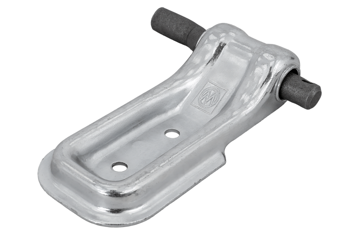 Side hinge with bolt WINTERHOFF BSCH 10-14-120-PO+BSCHG 10-14-E complete trailer side mounting
