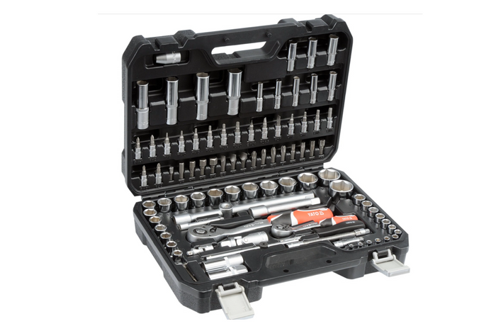 YATO YT-12681 tool set 1/2'' 1/4" 94pcs.